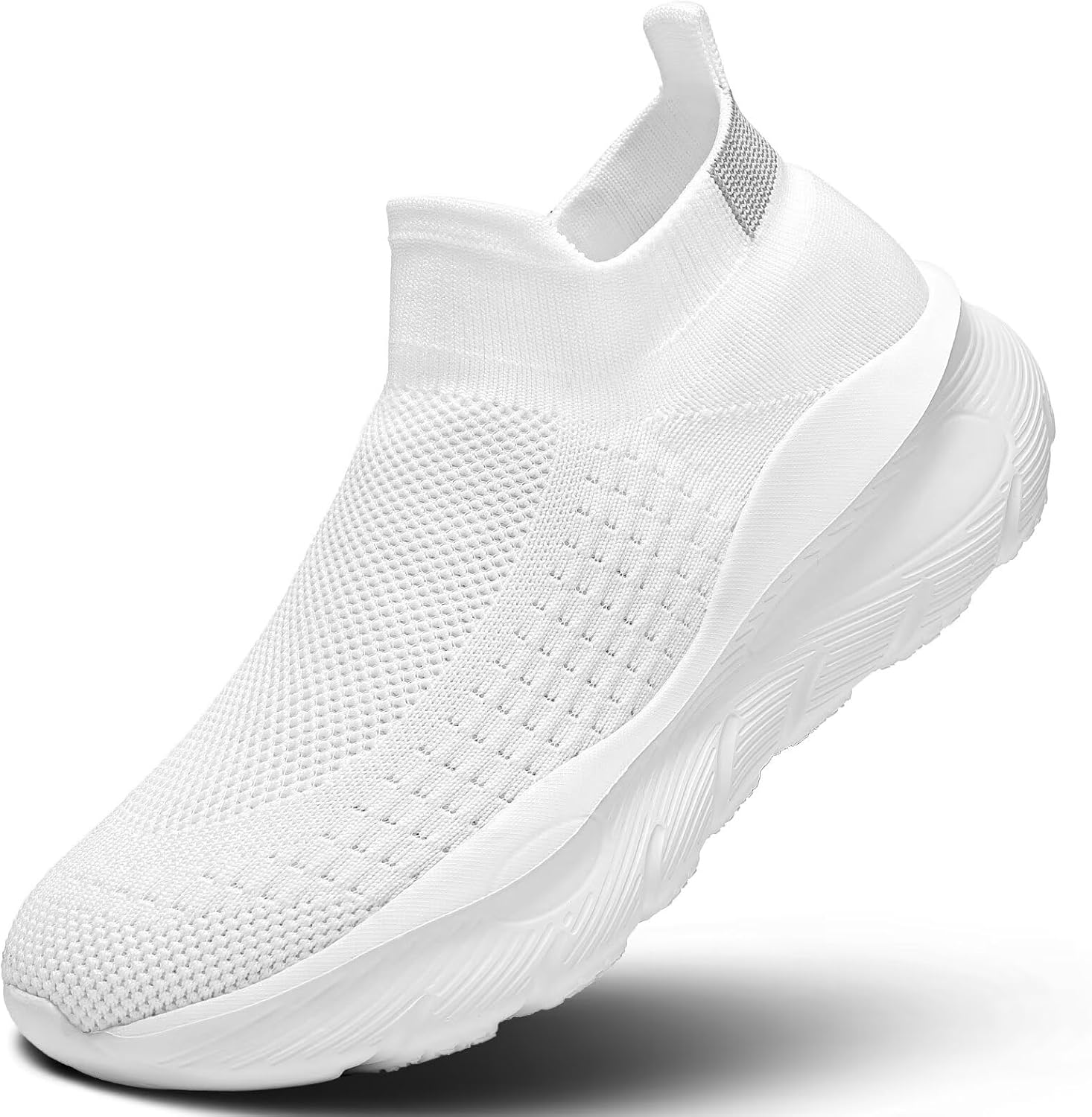 Mens Walking Shoes Running Athletic Sports Sneakers Slip on Mesh Lightweight Breathable Tennis Gym Soft Sole