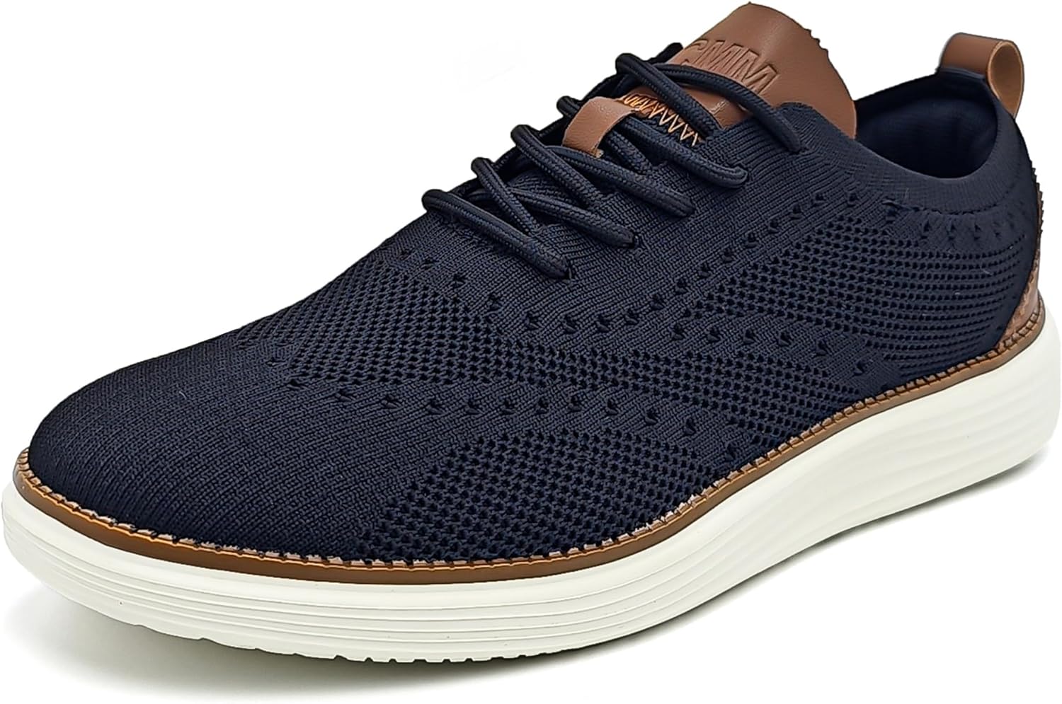 YCMM Mens Casual Dress Shoes Comfortable Breathable Mesh Oxford Business Office Walking Lightweight Tennis Sneakers