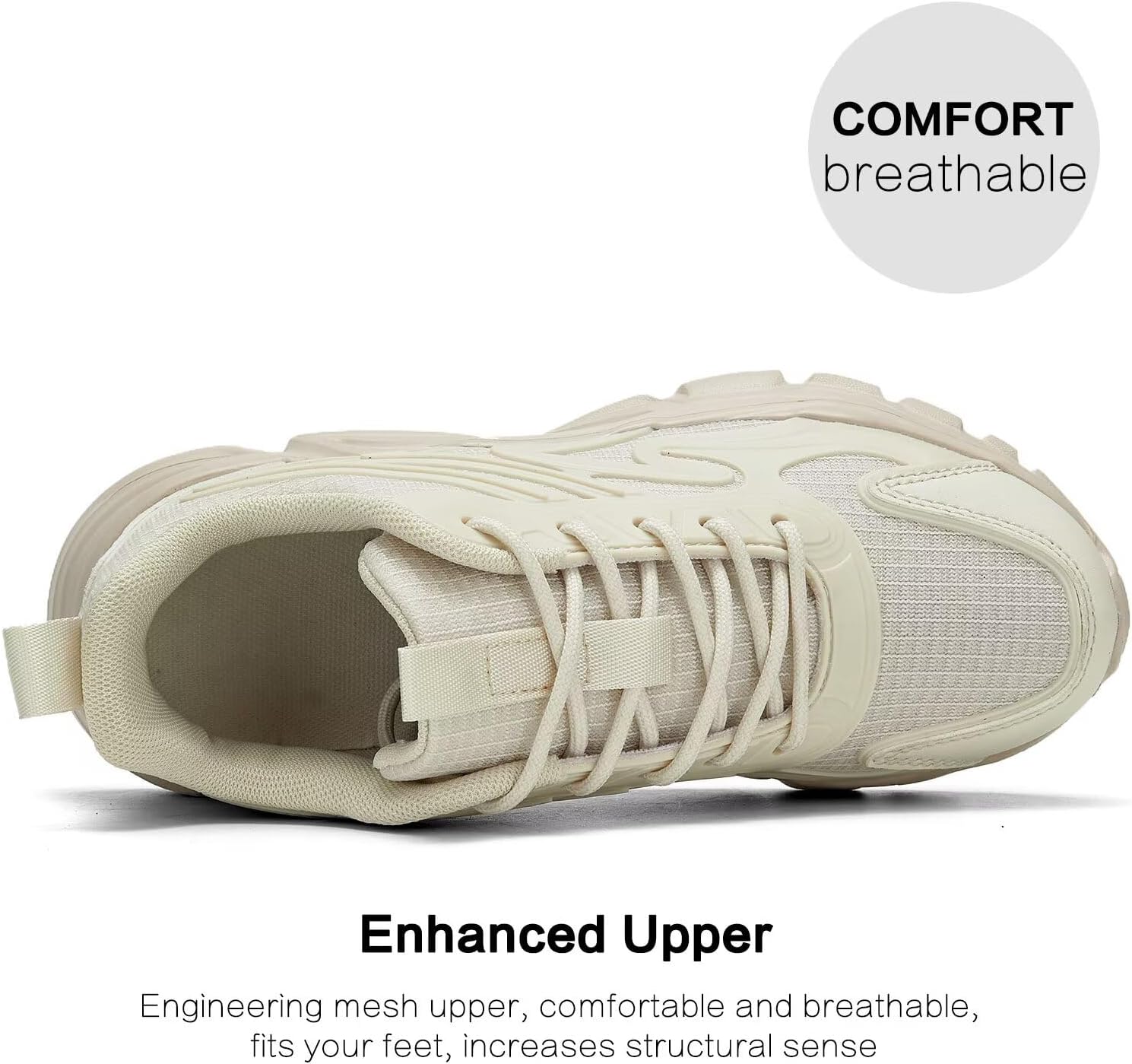 Womens Walking Shoes Casual Running Tennis Gym Sneakers Lightweight Breathable Mesh Workout Sports Soft Sole