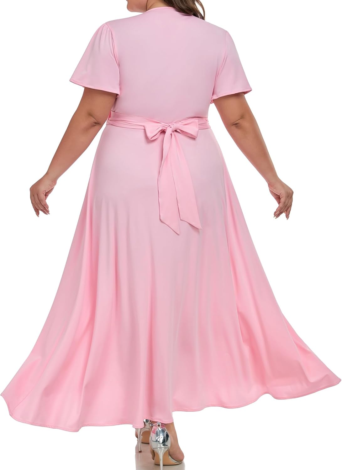 Plus Size Dresses for Curvy Women Short Sleeve Summer Dress